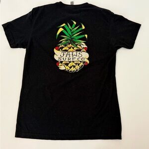 Jaws Surf Co Black T-Shirt Size Small